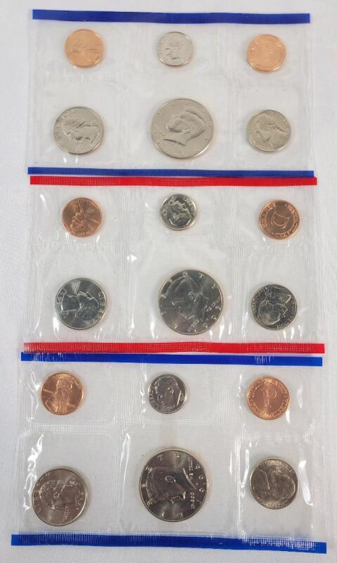 1993, 1994 & 1996 USA Coin Sets . Sealed Uncirculated
