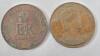 1939 Canadian Royal Visit Coins &times;5 & 1953 Canadian Queen Elizabeth II Coronation Coins &times;9 . - 3