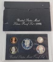 1998 USA Silver Proof Coin Set in Case