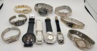 Men's & Ladies Watch Lot . Eight (8) Watches . All Untested