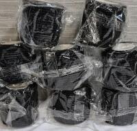 8 New Self-Adherent Cohesive Bandage - Black Medical Wrap - 2" Wide x 5 Yards Sports Tape for Medical Use