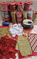 New Christmas Decor - Ribbon, Bows & Decorative Mesh