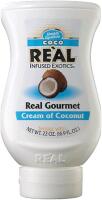 New Simply Squeeze COCO RE&Agrave;L, Real Gourmet Cream of Coconut 623g, Best By 07/2026