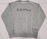 New Unisex Sz. Medium Mountain Grey Sweater