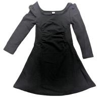 New Size 6Y Girl's Long-Sleeve Dress With Stretch