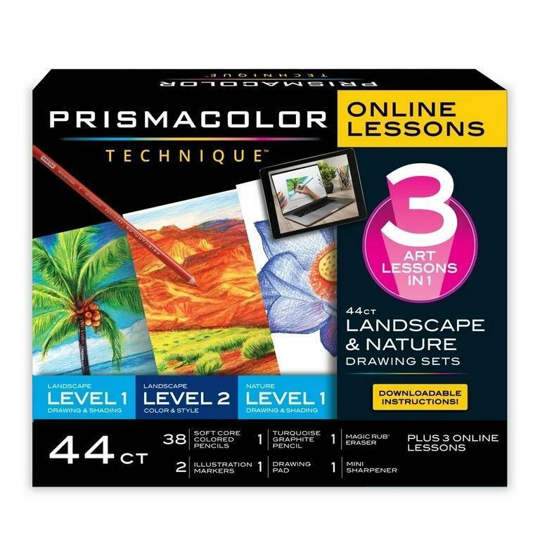 New Prismacolor Technique Drawing Sets - Includes 44 Pieces, See Photos