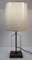 New - Rustic Style Deck Lamp , Measures 20" Tall . Working - Bulb not included