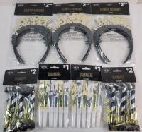 New - New Years Eve Party Favors . Assorted Head Bands & Squawkers