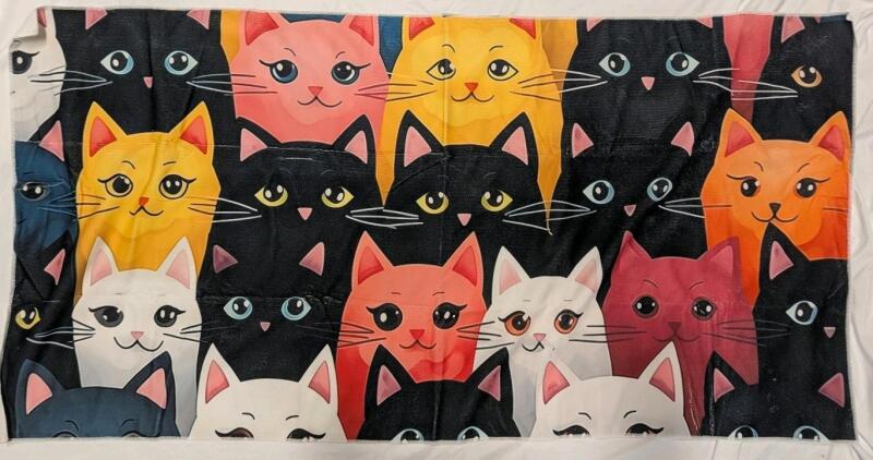 New: Cat Towel - 80cm x 156cm
