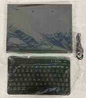 New 10.2&rdquo; iPad Case with Bluetooth Keyboard, Black