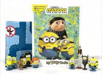 New: Minions The Rise Of Gru StoryBook and Toy Set - Includes: Figurines, Playmat, and Fun Story