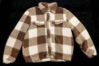 New Size XL Men's Super Fuzzy Lightweight Shacket (Sweater Jacket)