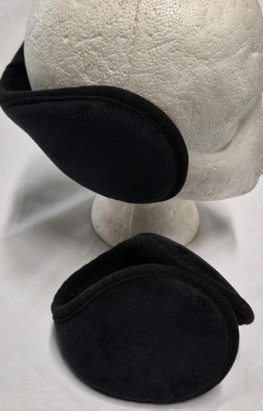 2 New Adult Ear Muffs - Fleeced Lined