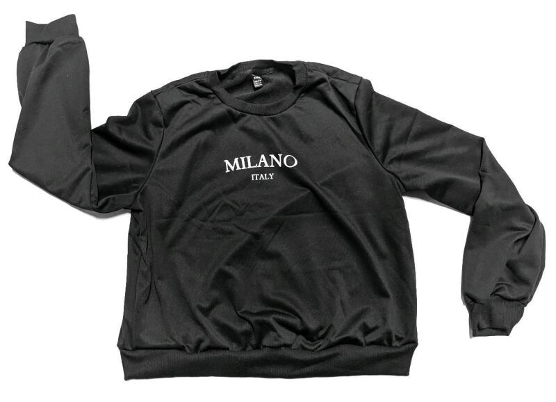 New Size XL Women's Milano Italy Lightweight Crewneck Sweatshirt