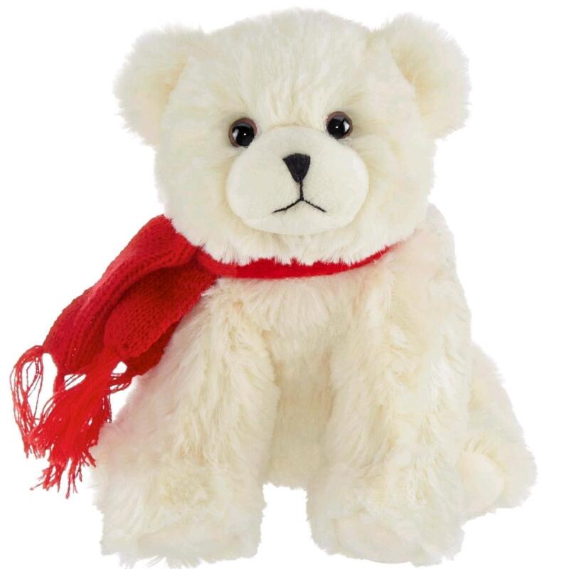 New BEARINGTON Collection 7" Frosty The Plush Polar Bear w/ Scarf