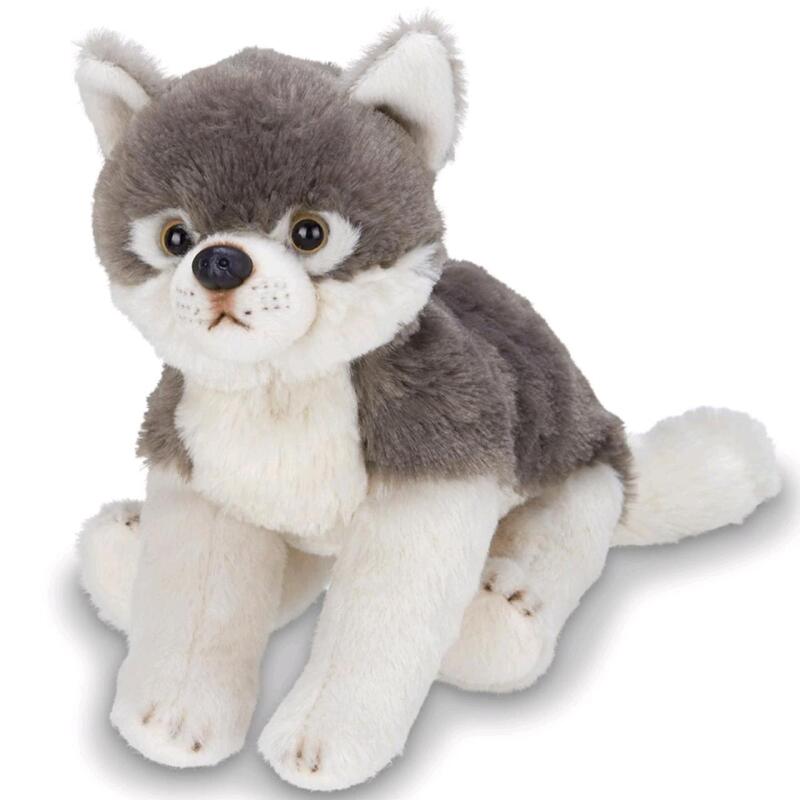New BEARINGTON Collection 7" Grey Wolf Lil' Nanook Plush Toy 241510S