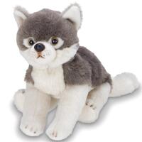 New BEARINGTON Collection 7" Grey Wolf Lil' Nanook Plush Toy 241510S