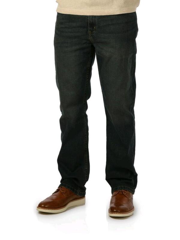 New sz 34 x 34 Men's George Bootcut Jeans Dark wash
