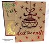 7 New Christmas Craft Hot Stamp Metallic Nesting Gift Boxes [Designs WILL Vary] 5.5" &times; 4.25" &times; 2.25" Tall - 13.25" &times; 10" &times; 3" Tall - 4