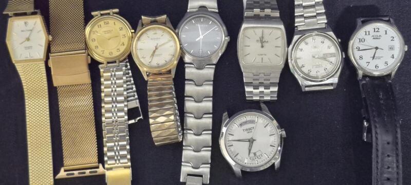 8 Vintage to Modern Men's & Women's Watches Tissot, Waltham, Caravelle,+