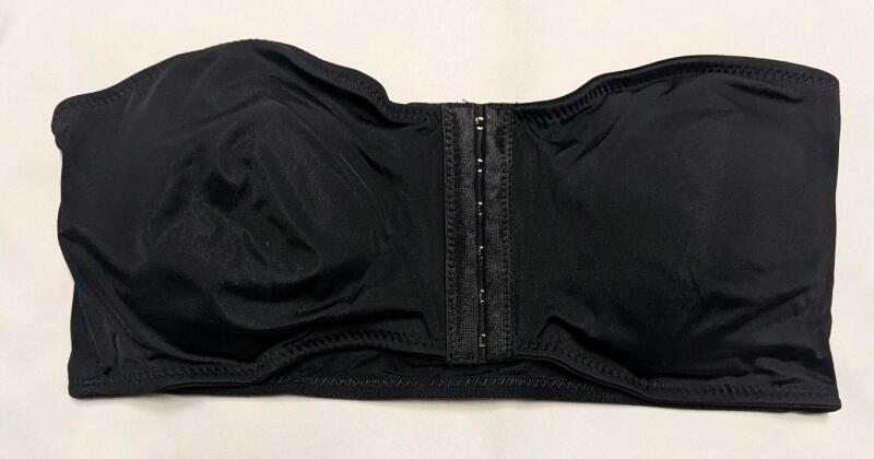 New: Size L Women's - Black Strapless Bra