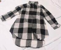 New Men's Sz. 2XL Plad Longsleeve Button Shirt