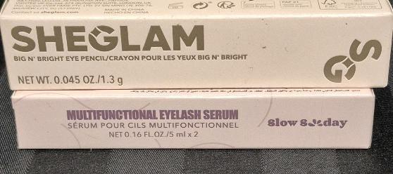2 New Eyelash Serum 5mL & Sheglam Eye Pencil 1.3g