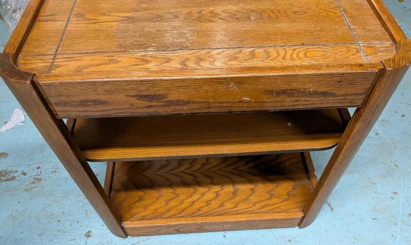 End Table - 40" by 16.25" by 27" Tall 29.5"