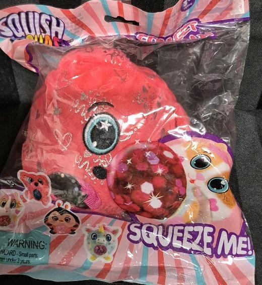 New Squish Squash Kid's Plush Squeeze Pet Toy 4"