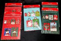 30 New Assorted Christmas Gift Bags, 5 Packs of 6 - Sizes From 6.5" to 15" Tall (See Description For All Sizes)