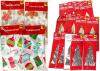 4 New 52" &times; 70" Christmas Tablecloths & 13 New Packs of 18" Tinsel (1000 Strands Per Pack)