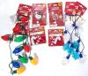 4 New Light-Up Christmas Necklaces, 2&times; Light-Up Pierced Earrings & 2&times; Light-Up Bracelets