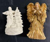 2 Angel Musical Christmas Decorations - See Description