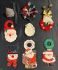 8 Christmas Decorations, Includes 5 Fabric, 1 Porcelain, 2 Metal - Tree (5&rdquo; Tall) Plays &ldquo;O Christmas Tree&rdquo;
