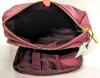 New Indigo NOTA Faux Leather Front Pocket Pencil Pouch, Burgundy, 8" &times; 3.25" &times; 5" Tall - 3