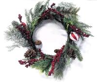New 12" Artificial Indoor Wreath