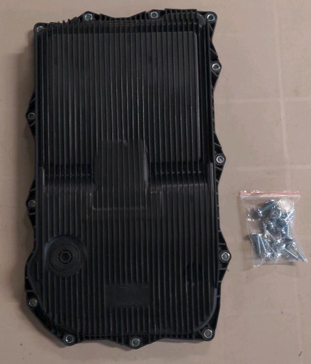New Automatic Transmission oil pan and filter assembly, Black
