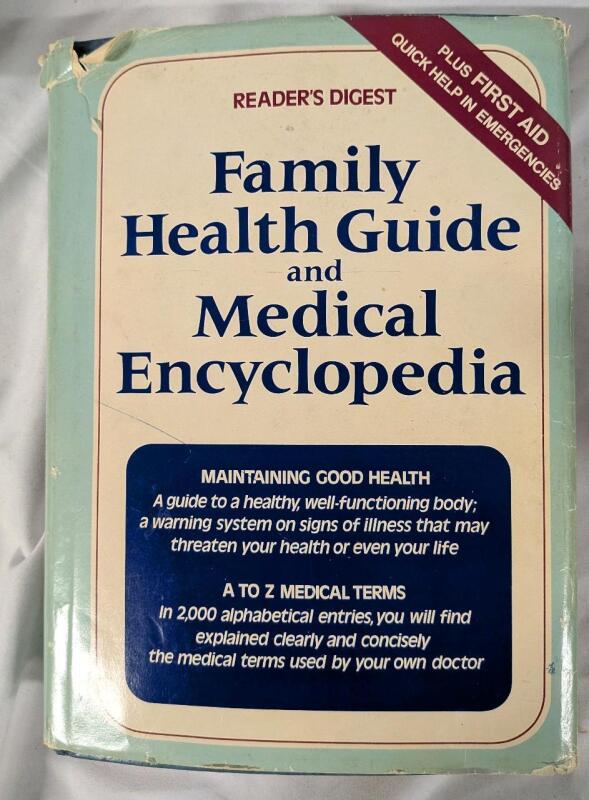 Vintage Family Health and medical Encyclopedia Hardcover Book