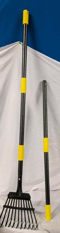 New Rake with Modifiable Pole. Max Length 68"