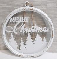 As New Round Holiday Sign