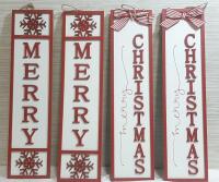4 New Holiday Wooden Signs