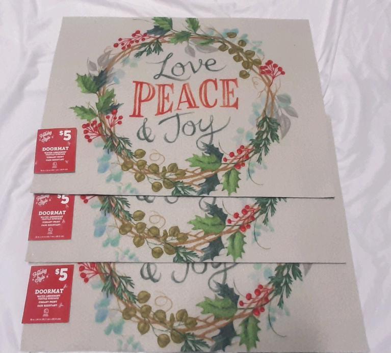 3 New Holiday Themed Doormats | 18"&times;24"