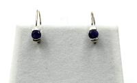 Sterling Silver Natural Amethyst (0.90ct) Lever Back Earrings, comes with APPRAISAL $300.00. Amethyst is the birthstone for February.