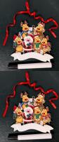 2 New Customizable Christmas Ornaments, 3.5" &times; 3.15"