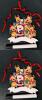 2 New Customizable Christmas Ornaments, 3.5" &times; 3.15"