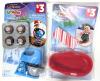 New Santaverse ElfMates ELF ON THE SHELF: Chef Baking Set, Toy Maker Sliding Set, Graphic T-Shirt & 2&times; Chocodrizzler Treat Decorating Kits 57g ea (No BB Date) - 2