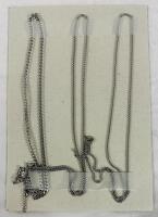 3 Chain Necklaces of Assorted Link Sizes