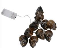 Wow! 24 New Gemmy Skull Animated LED Light-Up String Lights