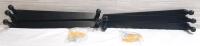 2 New Wooden Accordion Hat Racks w/ Installation Pieces | Measures 45" Long Fully Extended