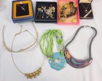 Women's Jewelry Lot - Necklaces , Earring Sets , Hair Pins & Tiara